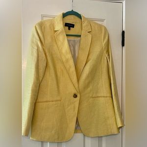 Talbots linen blazer size 10